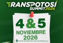 Transpotosí Summit 2026 will take place on November 4 and 5.
